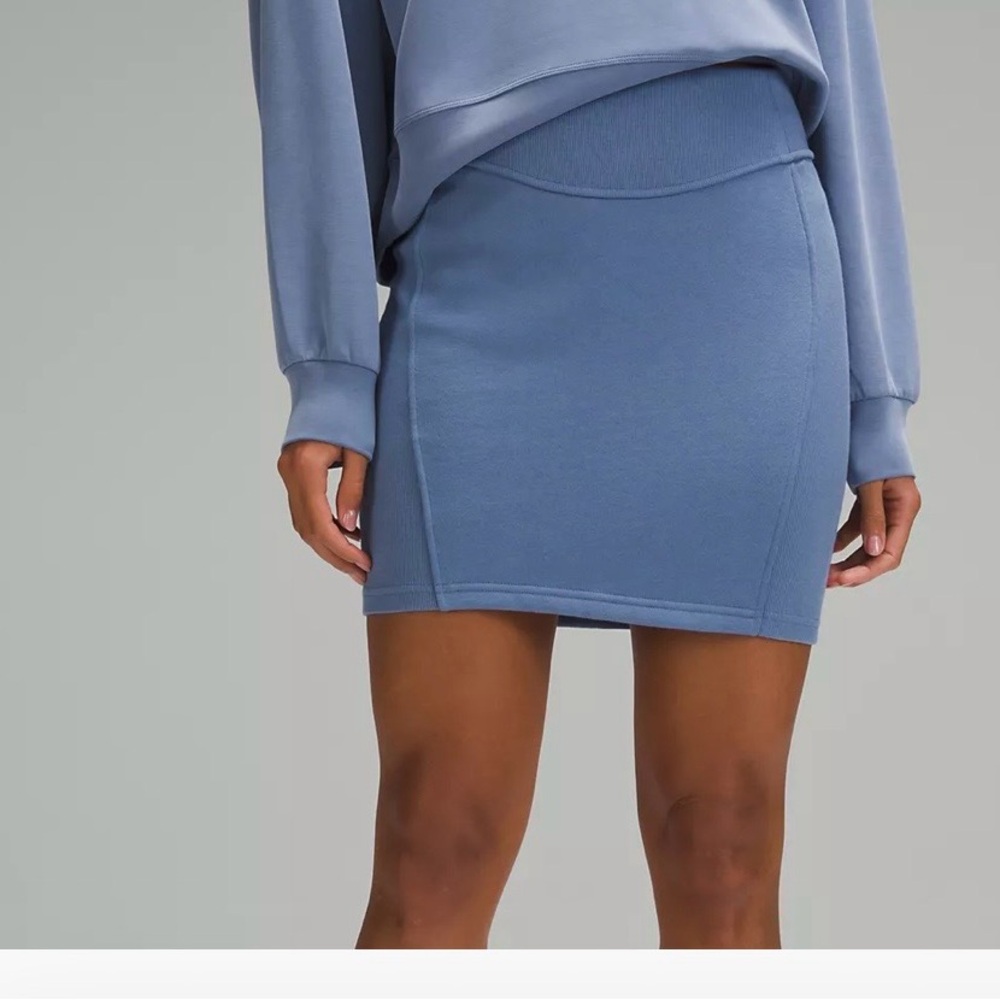 Lululemon Athletica Scuba Blue Mini Skirt